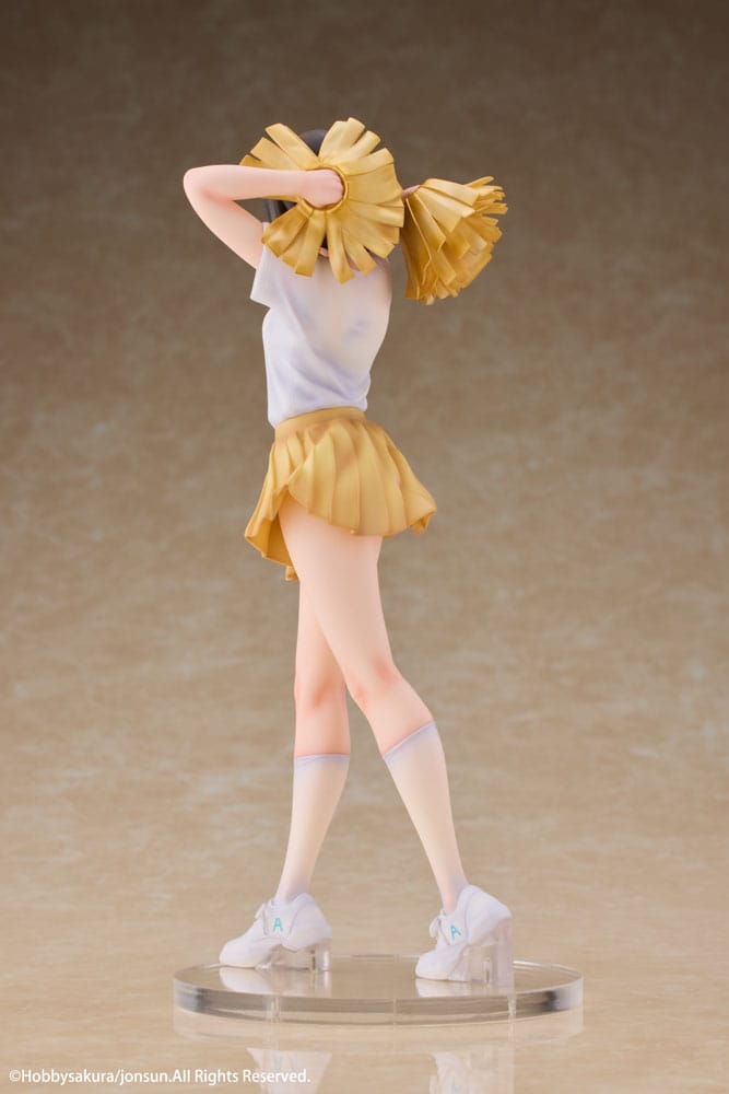 Original Illustration PVC Statue 1/6 Cheerleader Misaki Illustrated by Jonsun Limited Edition 25cm - Scale Statue - Hobby Sakura - Hobby Figures UK