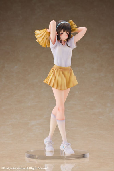 Original Illustration PVC Statue 1/6 Cheerleader Misaki Illustrated by Jonsun Limited Edition 25cm - Scale Statue - Hobby Sakura - Hobby Figures UK