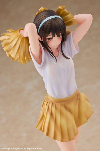 Original Illustration PVC Statue 1/6 Cheerleader Misaki Illustrated by Jonsun Limited Edition 25cm - Scale Statue - Hobby Sakura - Hobby Figures UK