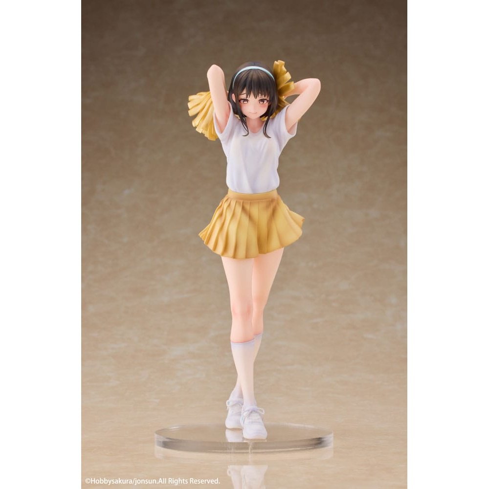 Original Illustration PVC Statue 1/6 Cheerleader Misaki Illustrated by Jonsun Limited Edition 25cm - Scale Statue - Hobby Sakura - Hobby Figures UK