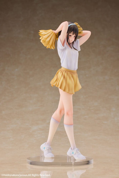 Original Illustration PVC Statue 1/6 Cheerleader Misaki Illustrated by Jonsun Limited Edition 25cm - Scale Statue - Hobby Sakura - Hobby Figures UK