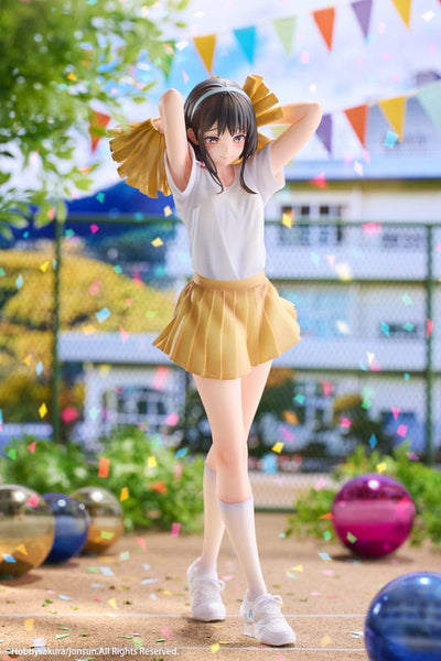 Original Illustration PVC Statue 1/6 Cheerleader Misaki Illustrated by Jonsun Limited Edition 25cm - Scale Statue - Hobby Sakura - Hobby Figures UK