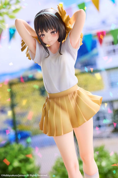 Original Illustration PVC Statue 1/6 Cheerleader Misaki Illustrated by Jonsun Limited Edition 25cm - Scale Statue - Hobby Sakura - Hobby Figures UK