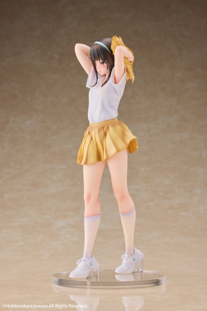 Original Illustration PVC Statue 1/6 Cheerleader Misaki Illustrated by Jonsun Limited Edition 25cm - Scale Statue - Hobby Sakura - Hobby Figures UK