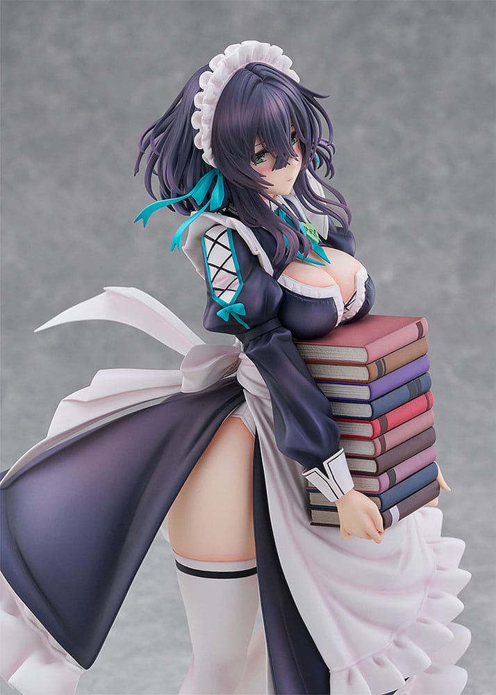 Original Illustration PVC Statue 1/6 Maid Maison Hanikami Kanojo Hikage Chigami Illustration by Piromizu 28cm - Scale Statue - DMM Factory - Hobby Figures UK