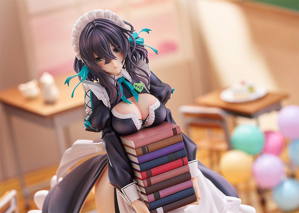 Original Illustration PVC Statue 1/6 Maid Maison Hanikami Kanojo Hikage Chigami Illustration by Piromizu 28cm - Scale Statue - DMM Factory - Hobby Figures UK