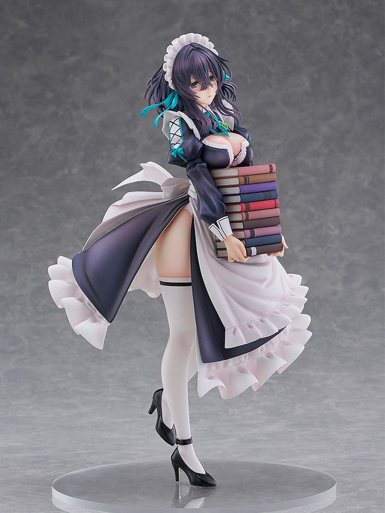 Original Illustration PVC Statue 1/6 Maid Maison Hanikami Kanojo Hikage Chigami Illustration by Piromizu 28cm - Scale Statue - DMM Factory - Hobby Figures UK
