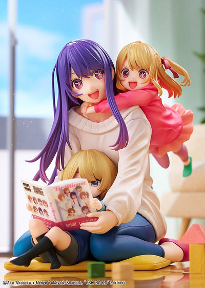 Oshi no Ko PVC Statue 1/8 Ai, Aqua & Ruby Mother and Children 10cm - Scale Statue - Kadokawa - Hobby Figures UK