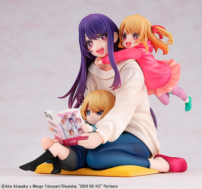 Oshi no Ko PVC Statue 1/8 Ai, Aqua & Ruby Mother and Children 10cm - Scale Statue - Kadokawa - Hobby Figures UK