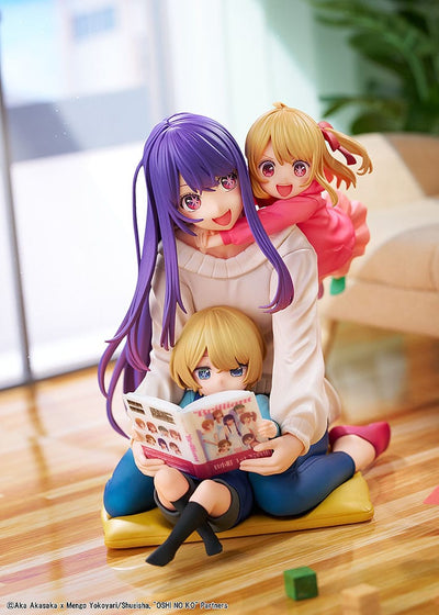 Oshi no Ko PVC Statue 1/8 Ai, Aqua & Ruby Mother and Children 10cm - Scale Statue - Kadokawa - Hobby Figures UK