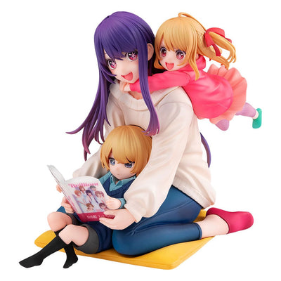 Oshi no Ko PVC Statue 1/8 Ai, Aqua & Ruby Mother and Children 10cm - Scale Statue - Kadokawa - Hobby Figures UK