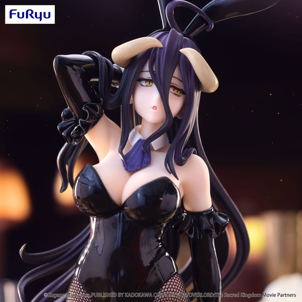 Overlord BiCute Bunnies PVC Statue Albedo Black Color Ver. 30cm - Scale Statue - Furyu - Hobby Figures UK