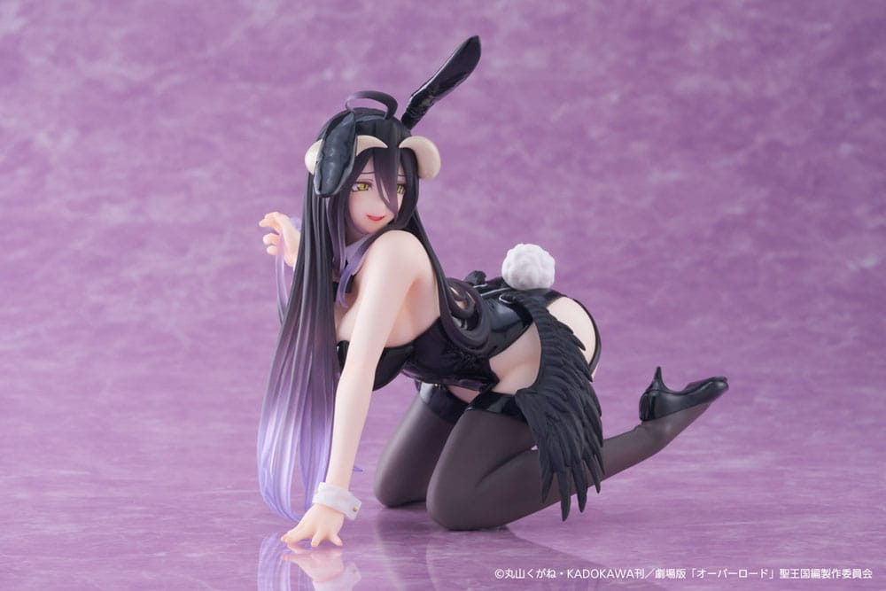 Overlord PVC Statue Desktop Cute Figure Albedo Bunny Ver. 13cm - Scale Statue - Taito Prize - Hobby Figures UK