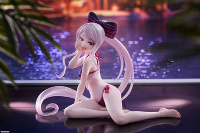 Overlord PVC Statue Desktop Cute Figure Shalltear Swimsuit Ver. 13cm - Scale Statue - Taito Prize - Hobby Figures UK