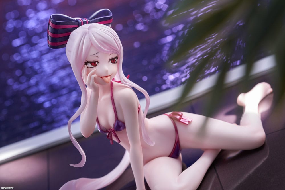 Overlord PVC Statue Desktop Cute Figure Shalltear Swimsuit Ver. 13cm - Scale Statue - Taito Prize - Hobby Figures UK