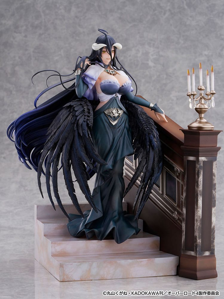 Overlord SHIBUYA SCRAMBLE FIGURE PVC Statue 1/7 Albedo Jet Black Dress Ver. 28cm - Scale Statue - eStream - Hobby Figures UK