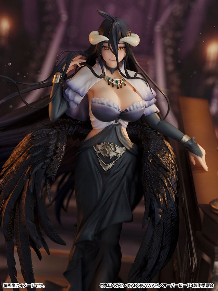 Overlord SHIBUYA SCRAMBLE FIGURE PVC Statue 1/7 Albedo Jet Black Dress Ver. 28cm - Scale Statue - eStream - Hobby Figures UK