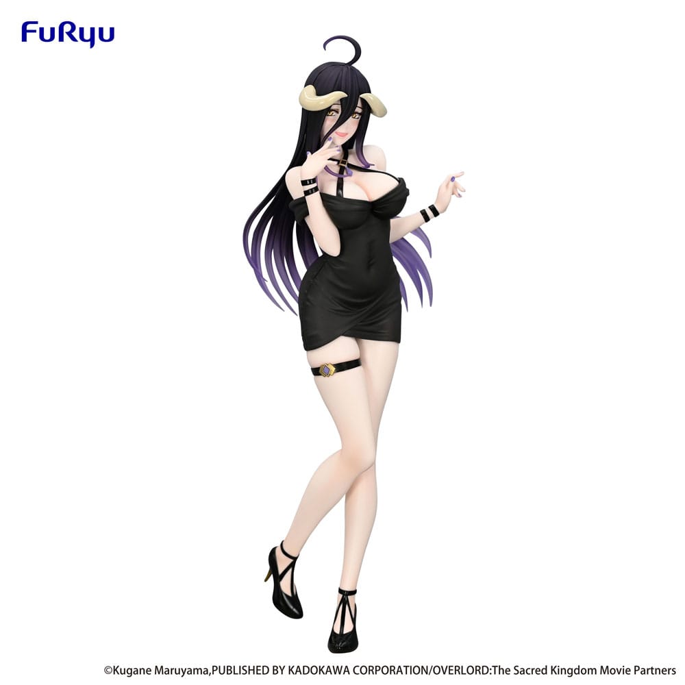 Overlord Trio-Try-iT PVC Statue Albedo Mini Dress Ver. 21cm - Scale Statue - Furyu - Hobby Figures UK