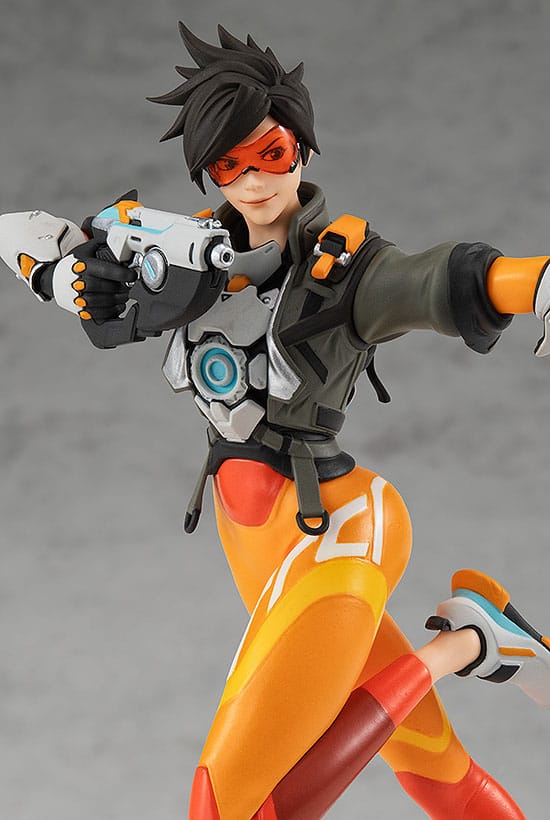 Overwatch 2 Pop Up Parade PVC Statue Tracer 17cm - Scale Statue - Good Smile Company - Hobby Figures UK