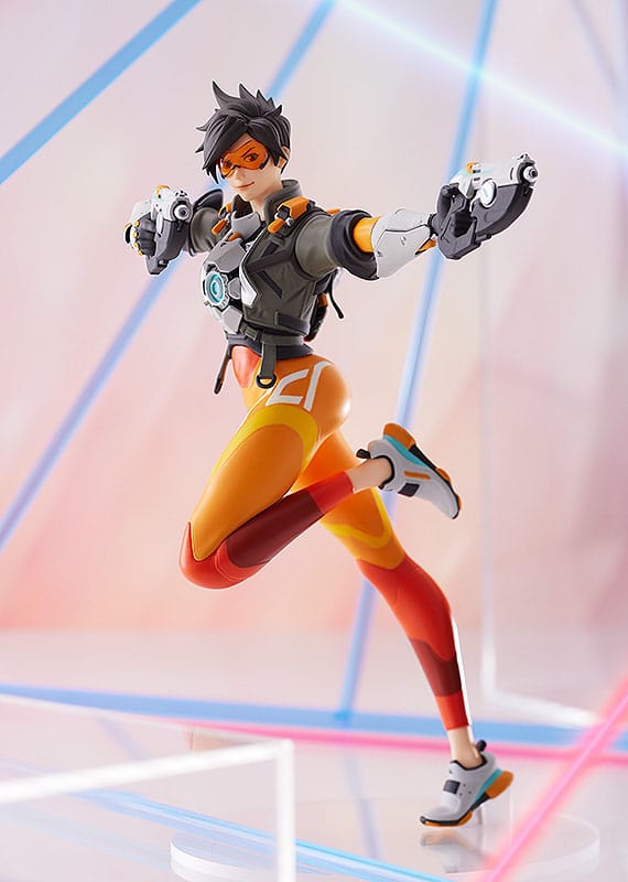 Overwatch 2 Pop Up Parade PVC Statue Tracer 17cm - Scale Statue - Good Smile Company - Hobby Figures UK