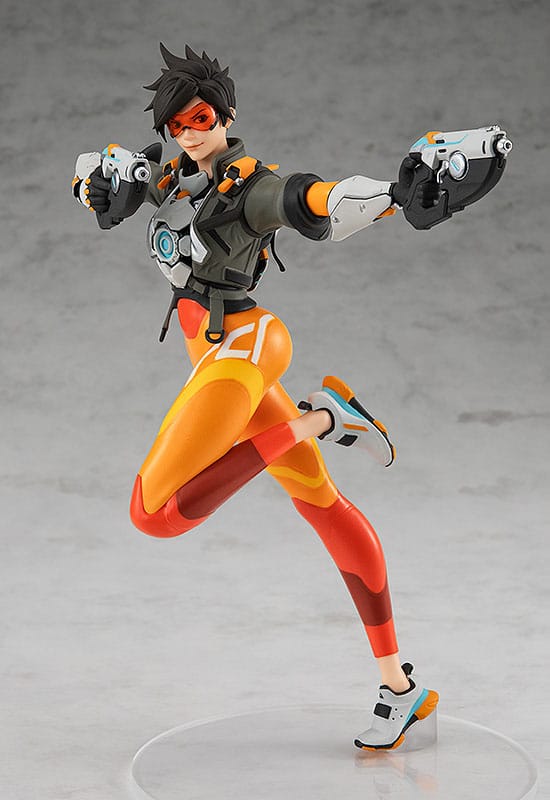 Overwatch 2 Pop Up Parade PVC Statue Tracer 17cm - Scale Statue - Good Smile Company - Hobby Figures UK