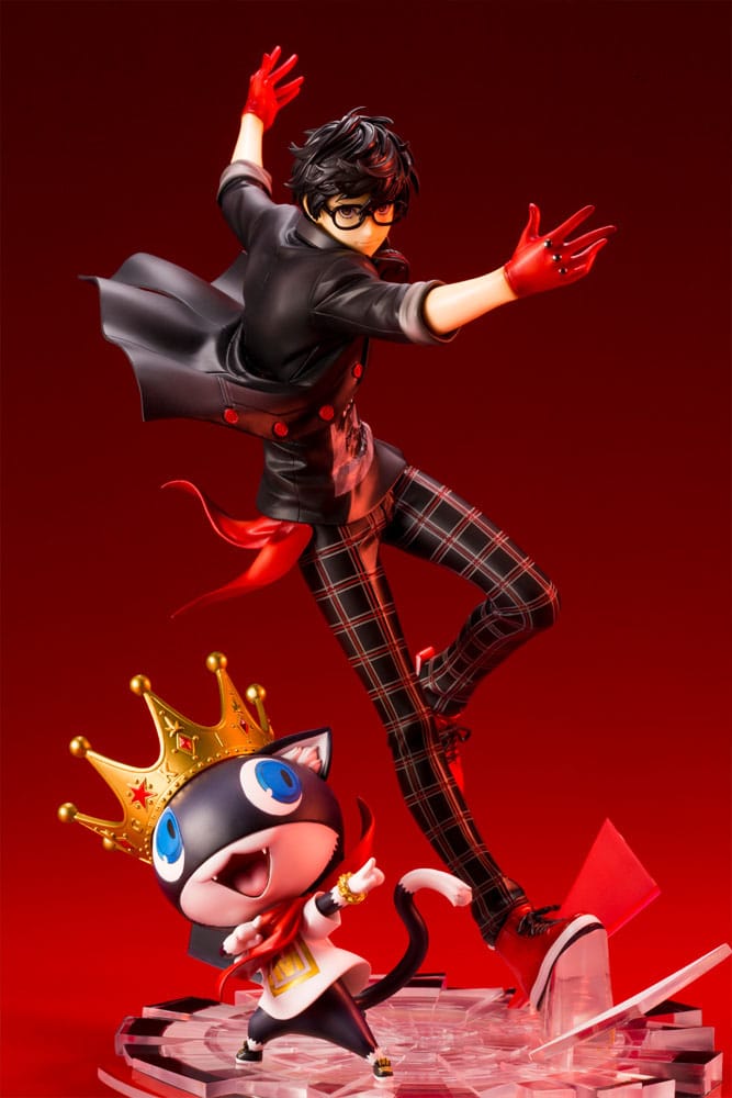 Persona 5 Dancing Star Night ARTFXJ Statue 1/8 Hero & Morgana 25cm - Scale Statue - Kotobukiya - Hobby Figures UK