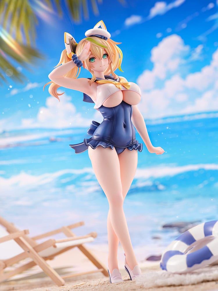 Phantasy Star Online 2 PVC Statue 1/7 Es Cool Breeze Gene - Summer Vacation 26cm - Scale Statue - Ami Ami - Hobby Figures UK