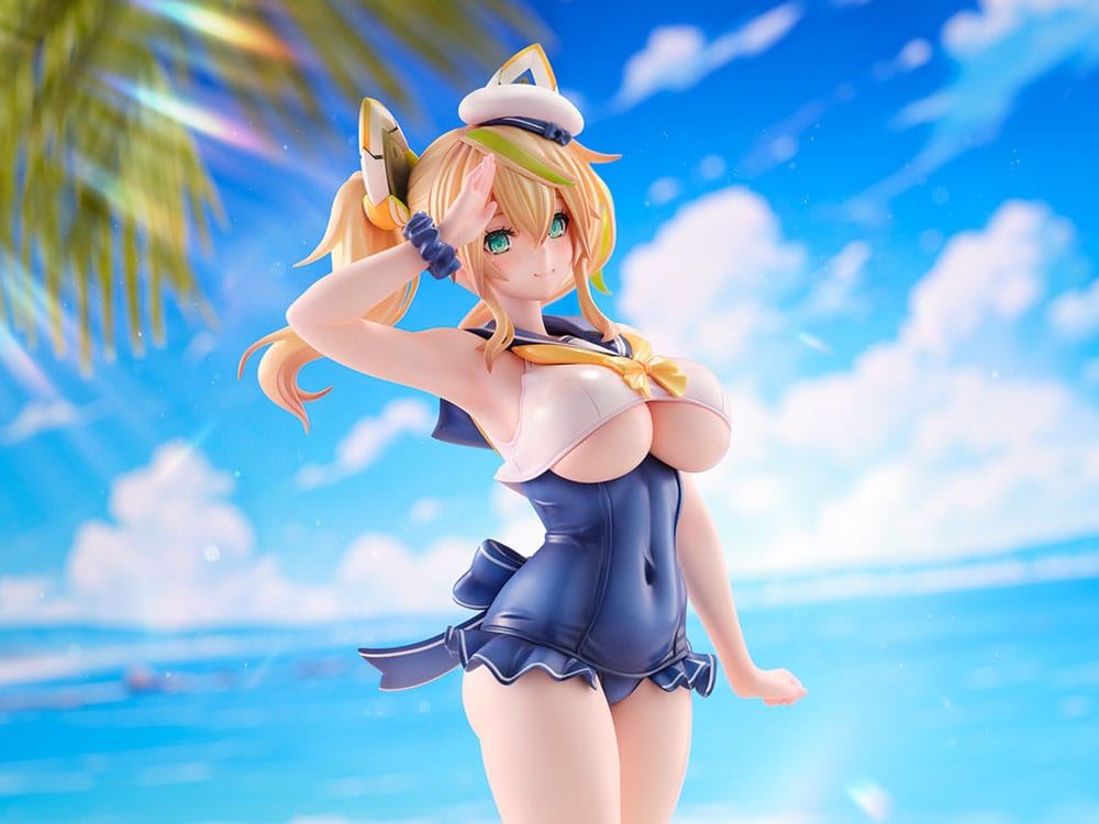 Phantasy Star Online 2 PVC Statue 1/7 Es Cool Breeze Gene - Summer Vacation 26cm - Scale Statue - Ami Ami - Hobby Figures UK