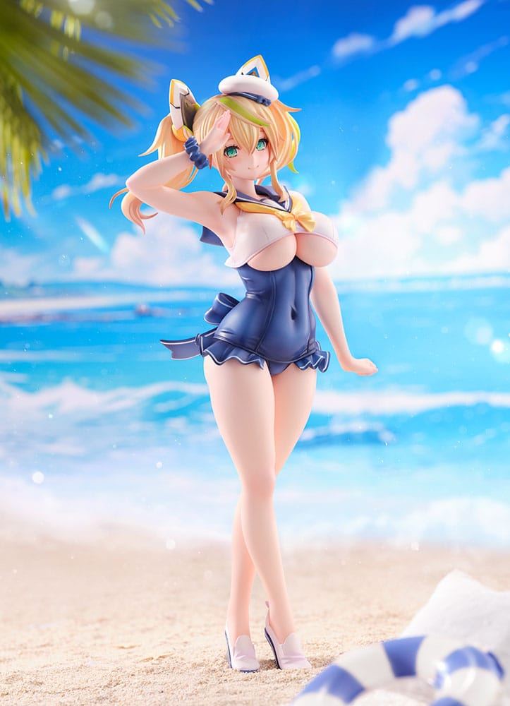 Phantasy Star Online 2 PVC Statue 1/7 Es Cool Breeze Gene - Summer Vacation 26cm - Scale Statue - Ami Ami - Hobby Figures UK