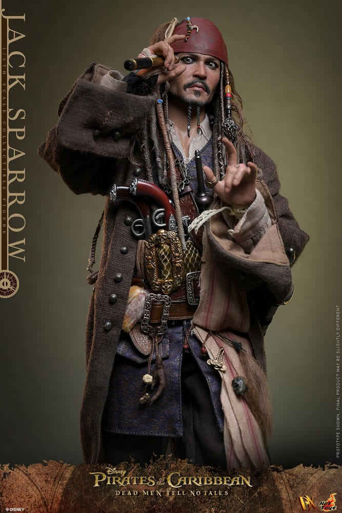 Pirates of the Caribbean: Dead Men Tell No Tales DX Action Figure 1/6 Jack Sparrow 30cm - Action Figures - Hot Toys - Hobby Figures UK