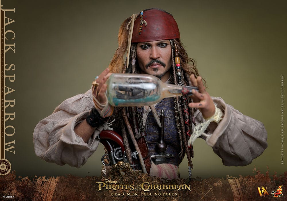 Pirates of the Caribbean: Dead Men Tell No Tales DX Action Figure 1/6 Jack Sparrow 30cm - Action Figures - Hot Toys - Hobby Figures UK