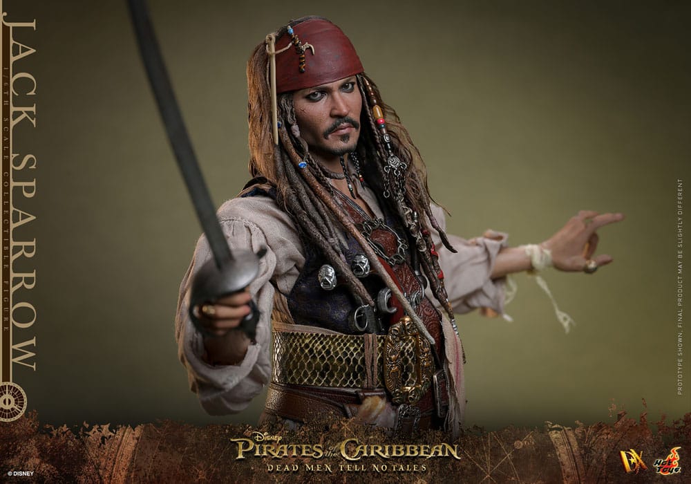 Pirates of the Caribbean: Dead Men Tell No Tales DX Action Figure 1/6 Jack Sparrow 30cm - Action Figures - Hot Toys - Hobby Figures UK
