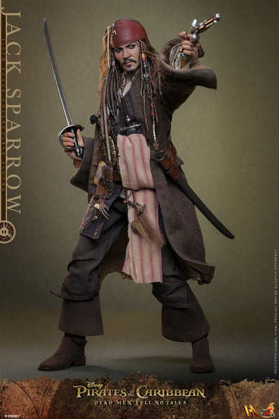 Pirates of the Caribbean: Dead Men Tell No Tales DX Action Figure 1/6 Jack Sparrow 30cm - Action Figures - Hot Toys - Hobby Figures UK