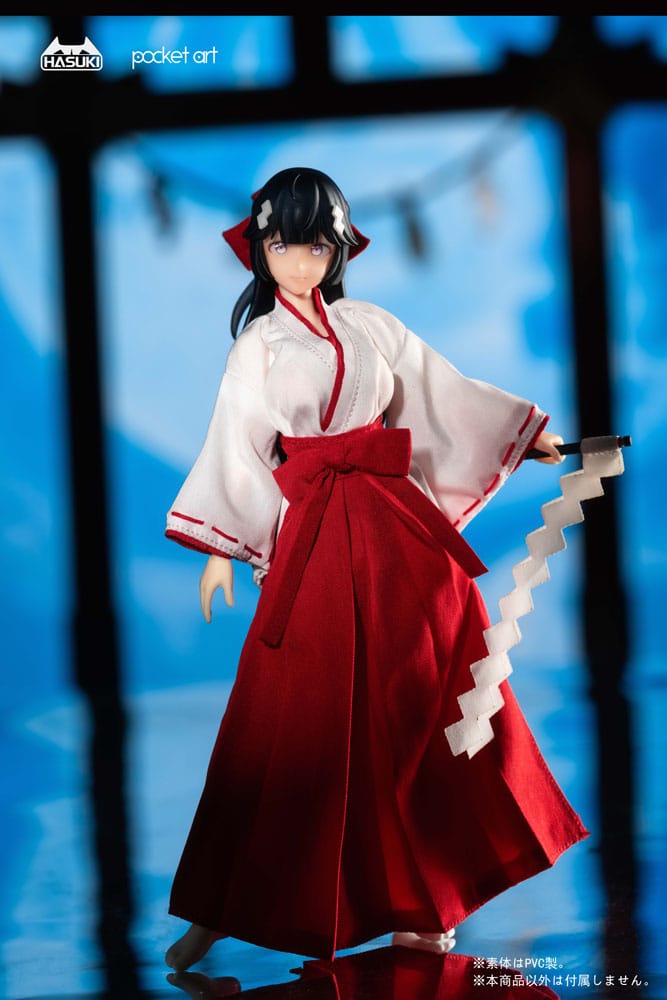 Pocket Art Action Action Figure 1/12 PA005 Exorcism Shrine Maiden