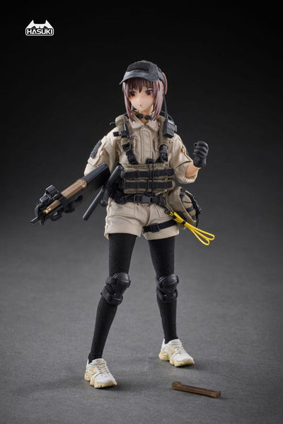 Pocket Art Action Action Figure 1/12 PA006 Reizei Hiyo the Security 15cm - Action Figures - Hasuki - Hobby Figures UK