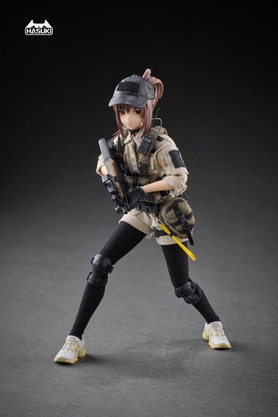 Pocket Art Action Action Figure 1/12 PA006 Reizei Hiyo the Security 15cm - Action Figures - Hasuki - Hobby Figures UK