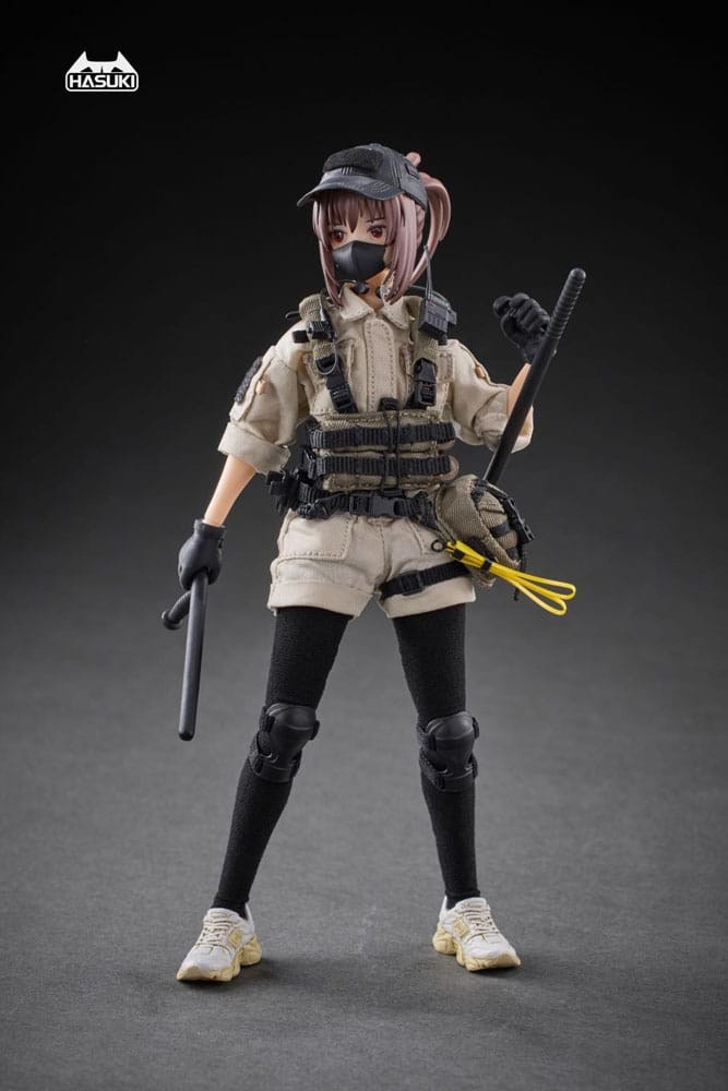 Pocket Art Action Action Figure 1/12 PA006 Reizei Hiyo the Security 15cm - Action Figures - Hasuki - Hobby Figures UK