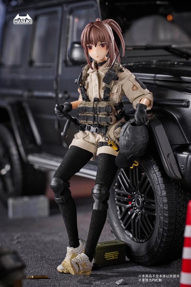 Pocket Art Action Action Figure 1/12 PA006 Reizei Hiyo the Security 15cm - Action Figures - Hasuki - Hobby Figures UK