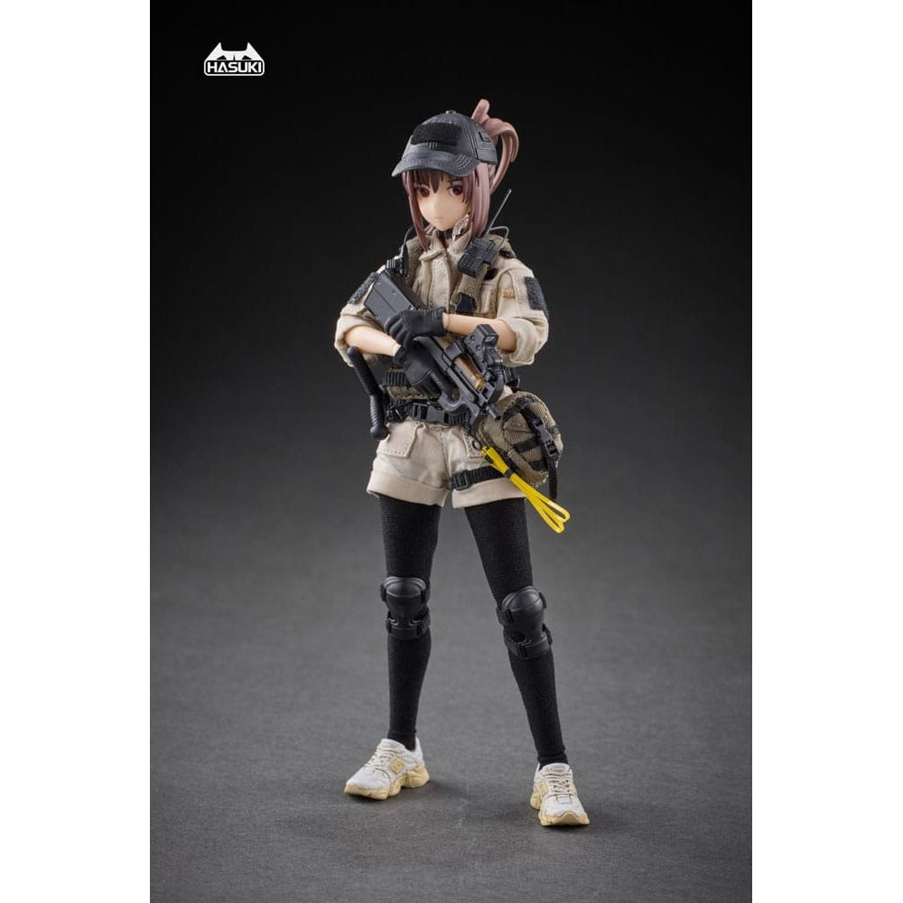 Pocket Art Action Action Figure 1/12 PA006 Reizei Hiyo the Security 15cm - Action Figures - Hasuki - Hobby Figures UK