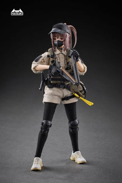 Pocket Art Action Action Figure 1/12 PA006 Reizei Hiyo the Security 15cm - Action Figures - Hasuki - Hobby Figures UK