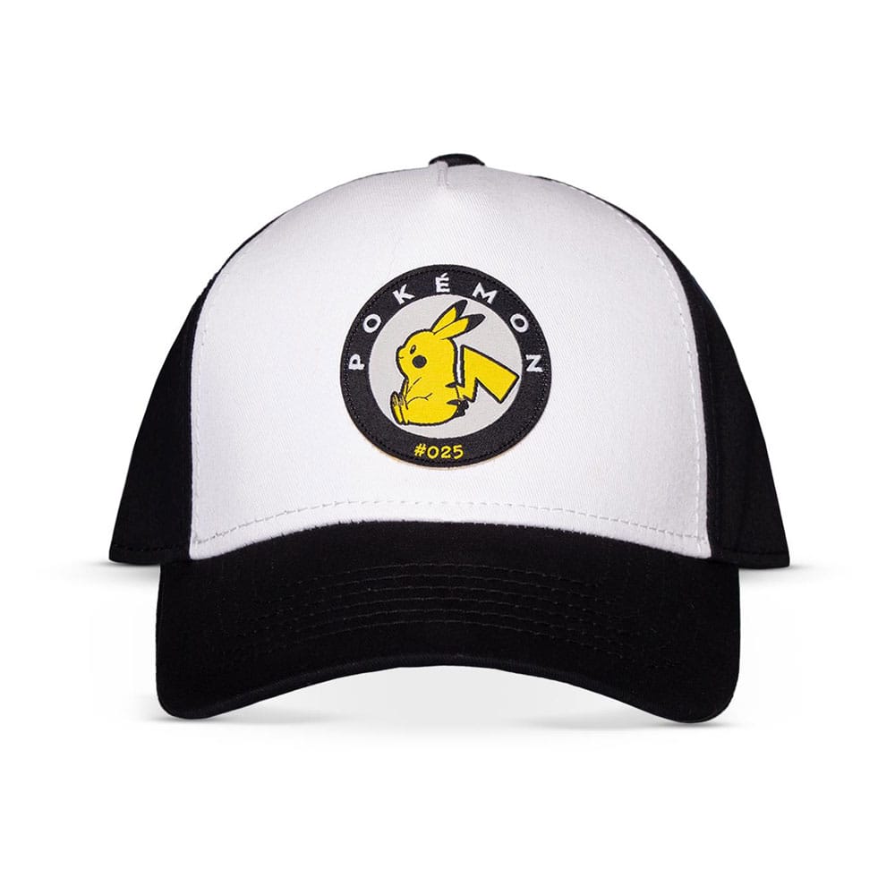 Pokémon Baseball Cap Pikachu Black & White - Apparel & Accessories - Difuzed - Hobby Figures UK