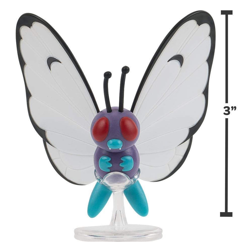 Pokémon Battle Figure Pack Mini Figure Butterfree 5cm - Mini Figures - Jazwares - Hobby Figures UK