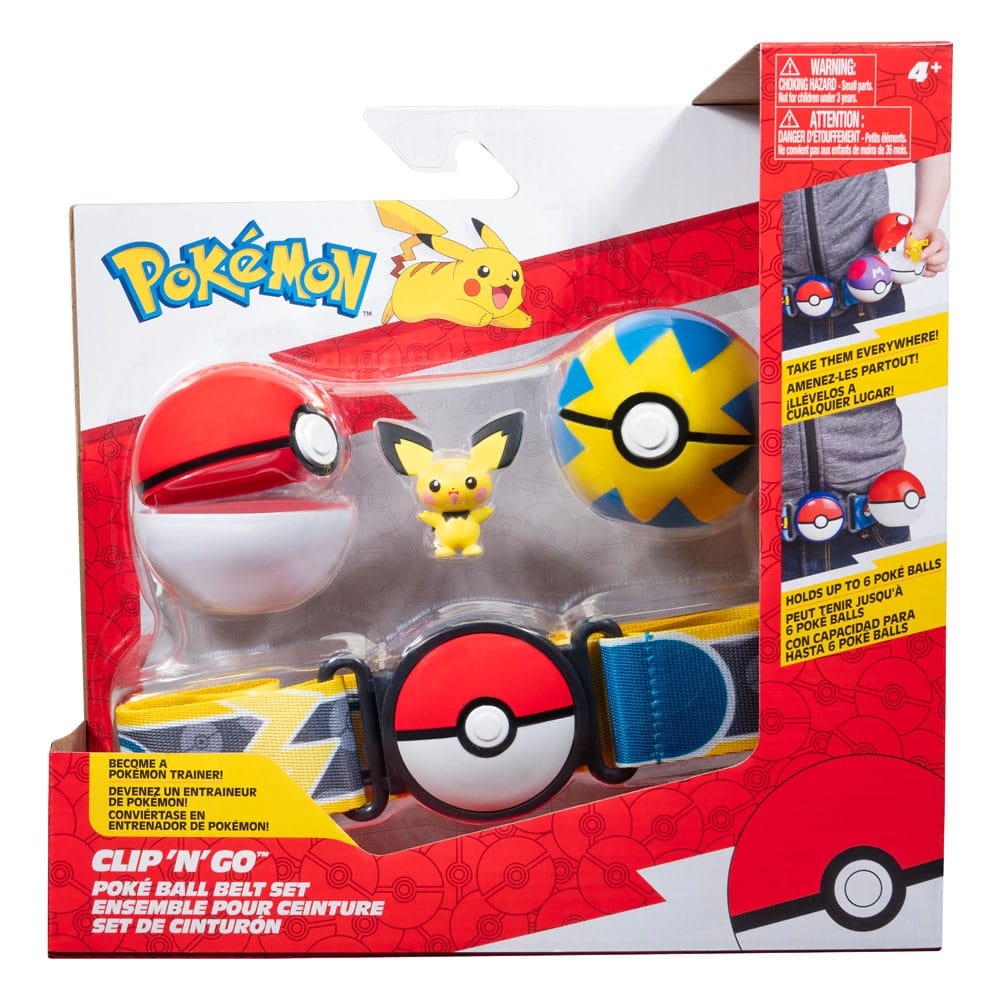 Jazwares Pokémon Clip N Go Poké Ball Pikachu a Premier Ball Jazwares Pokémon Clip N Go Poké Ball Pikachu a Premier Ball