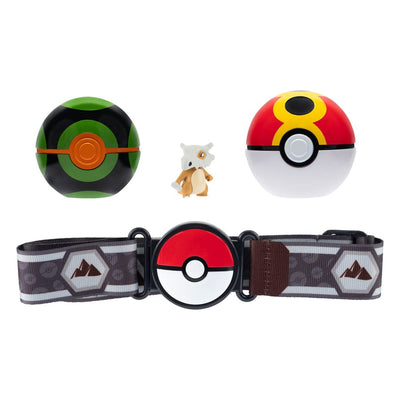 Pokémon Clip'n'Go Poké Ball Belt Set Repeat Ball, Dusk Ball & Cubone - Action Figures - Jazwares - Hobby Figures UK