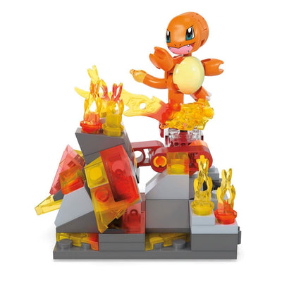 Pokémon MEGA Construction Set Charmander's Fire-Type Spin - Mini Figures - Mattel - Hobby Figures UK