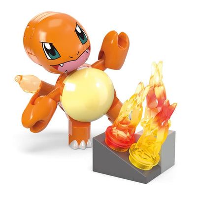 Pokémon MEGA Construction Set Charmander's Fire-Type Spin - Mini Figures - Mattel - Hobby Figures UK