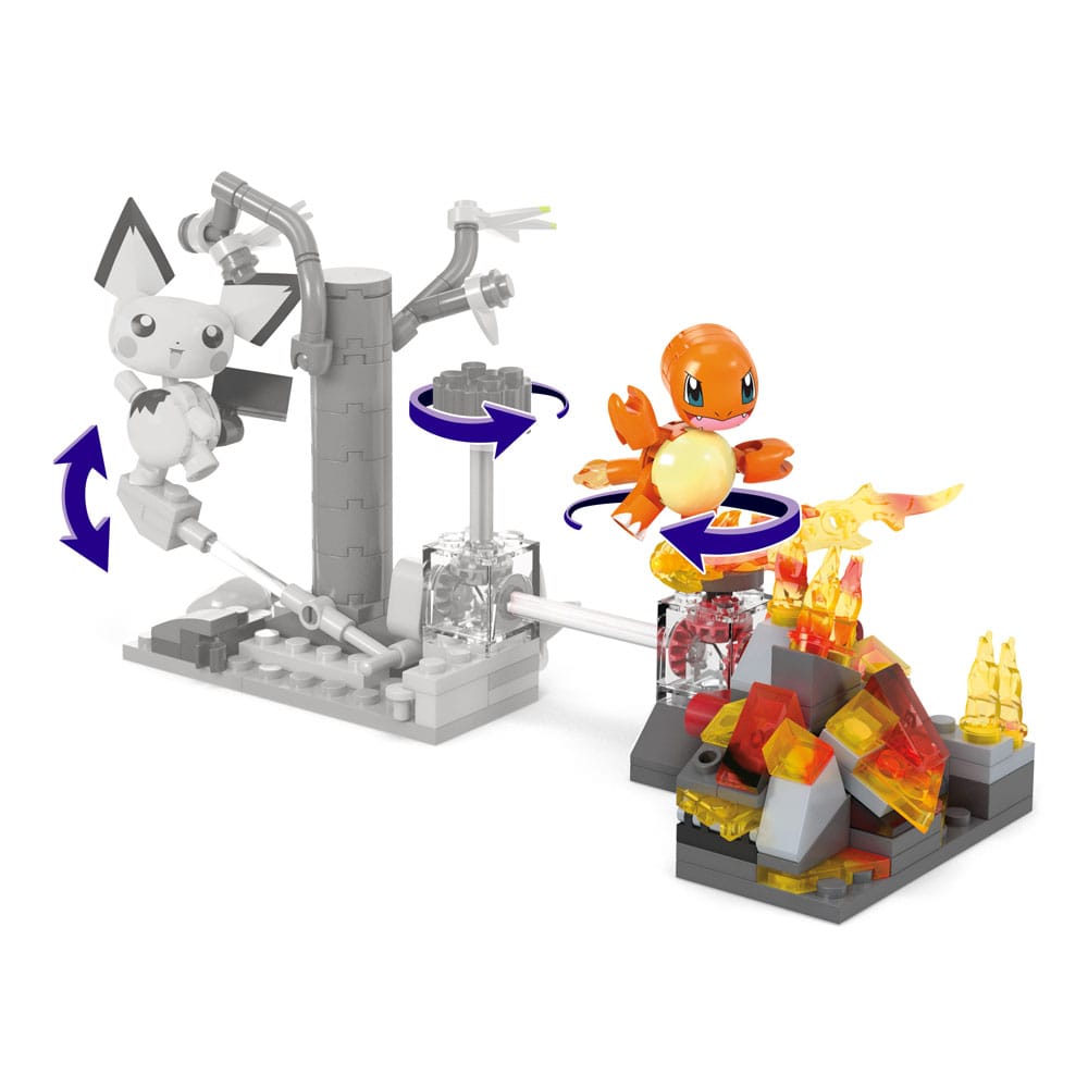 Pokémon MEGA Construction Set Charmander's Fire-Type Spin - Mini Figures - Mattel - Hobby Figures UK