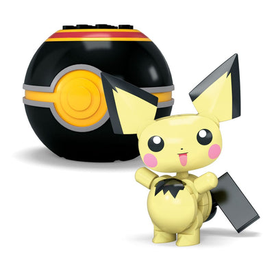 Pokémon MEGA Construction Set Poké Ball Collection: Charmander & Pichu - Construction Kit - Mattel - Hobby Figures UK