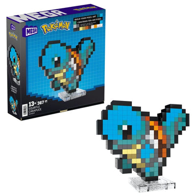 Pokémon MEGA Construction Set Squirtle Pixel Art - Mini Figures - Mattel - Hobby Figures UK