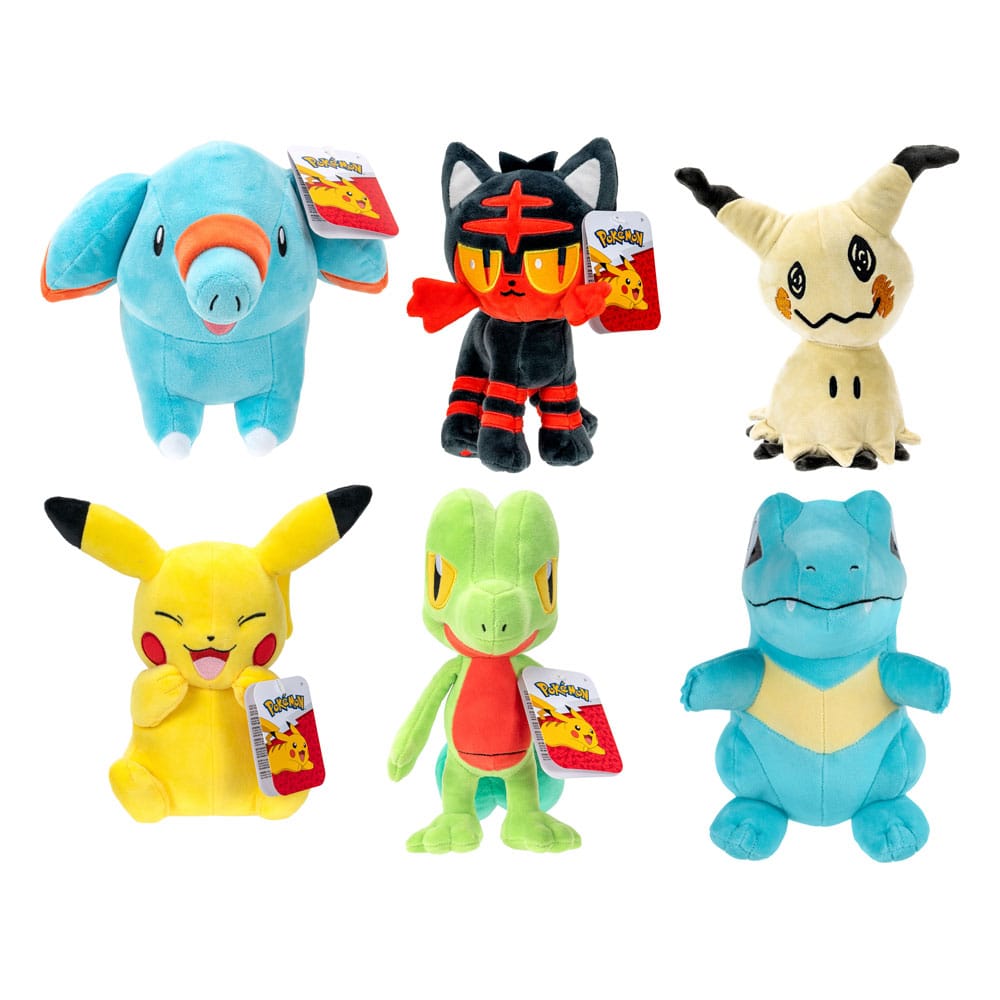 Pokémon Plush Figures Version C 20cm Assortment (6) - Plush - Play Nojes - Hobby Figures UK